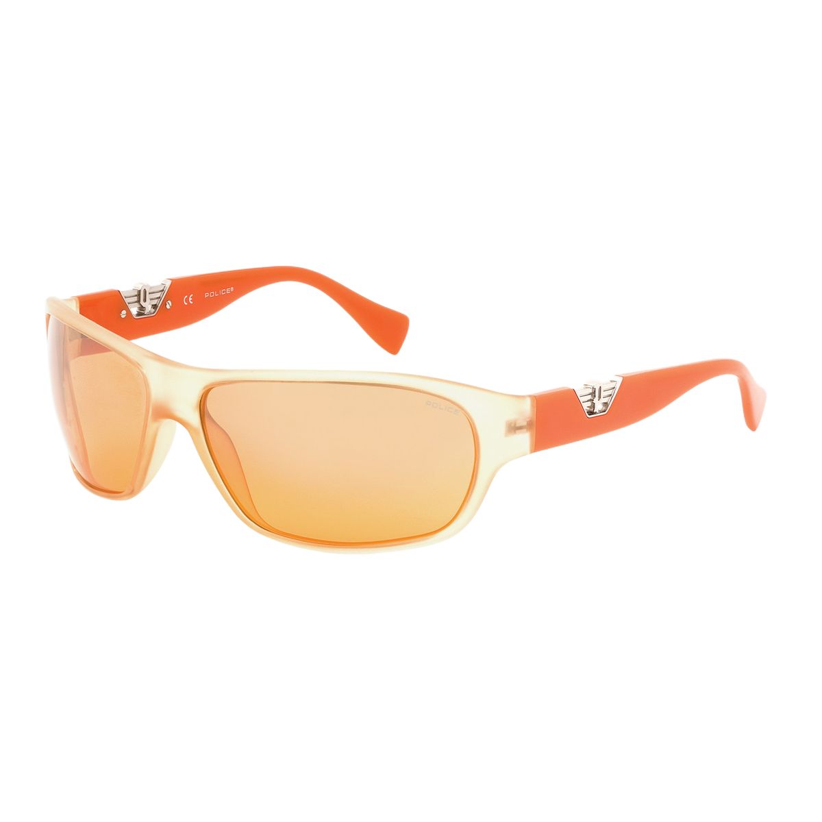 Sportliche orangefarbene Spritzguss-Sonnenbrille
