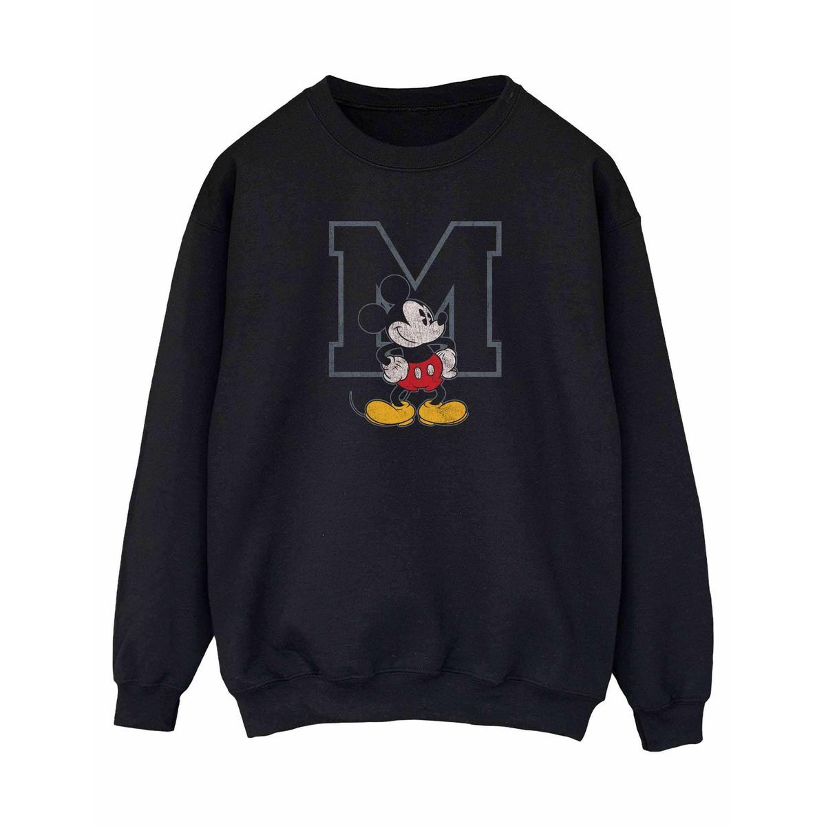 Disney Damen/Damen Classic M Mickey Mouse Sweatshirt (Schwarz)