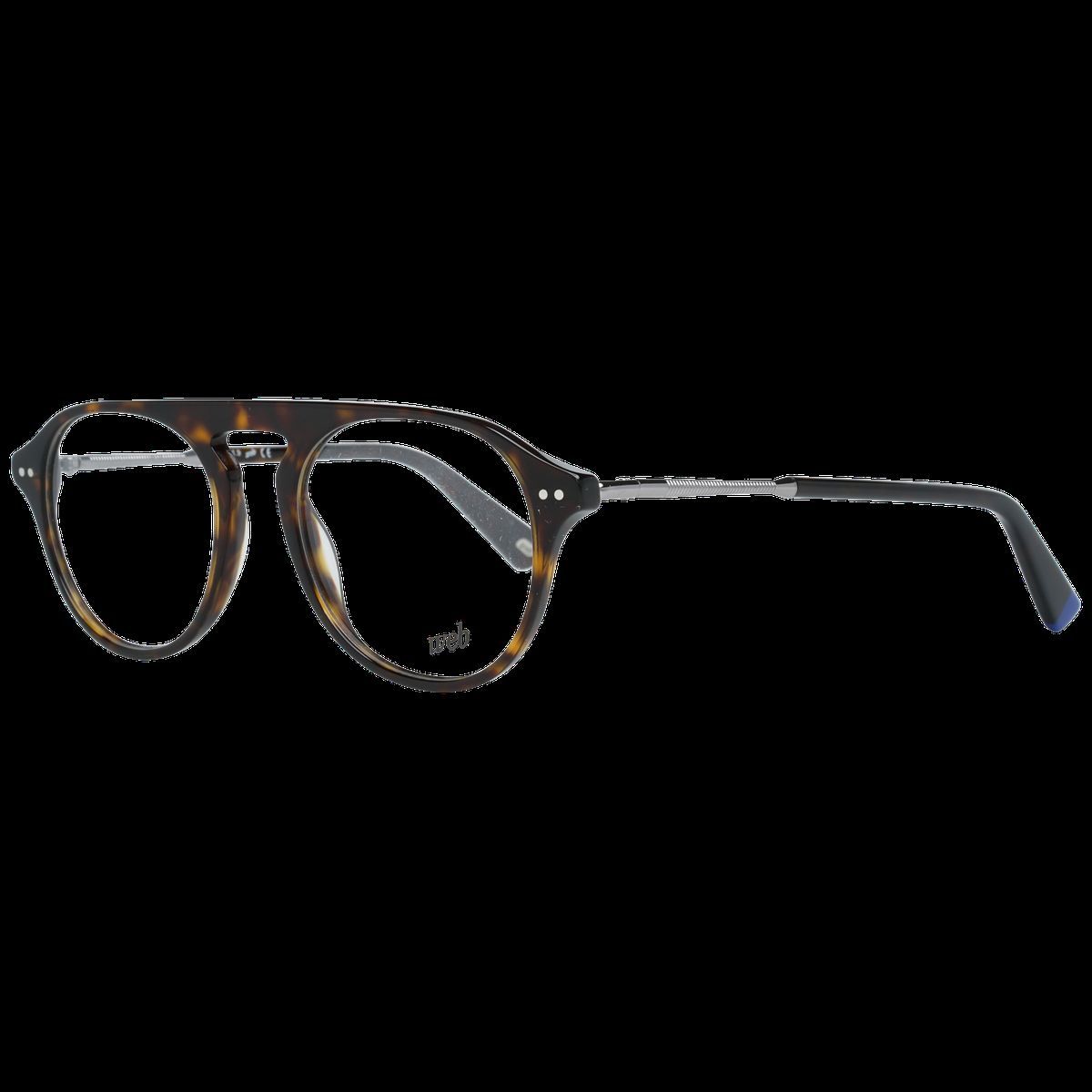 Runde Schildpatt-Acetat-Brille mit Brauensteg