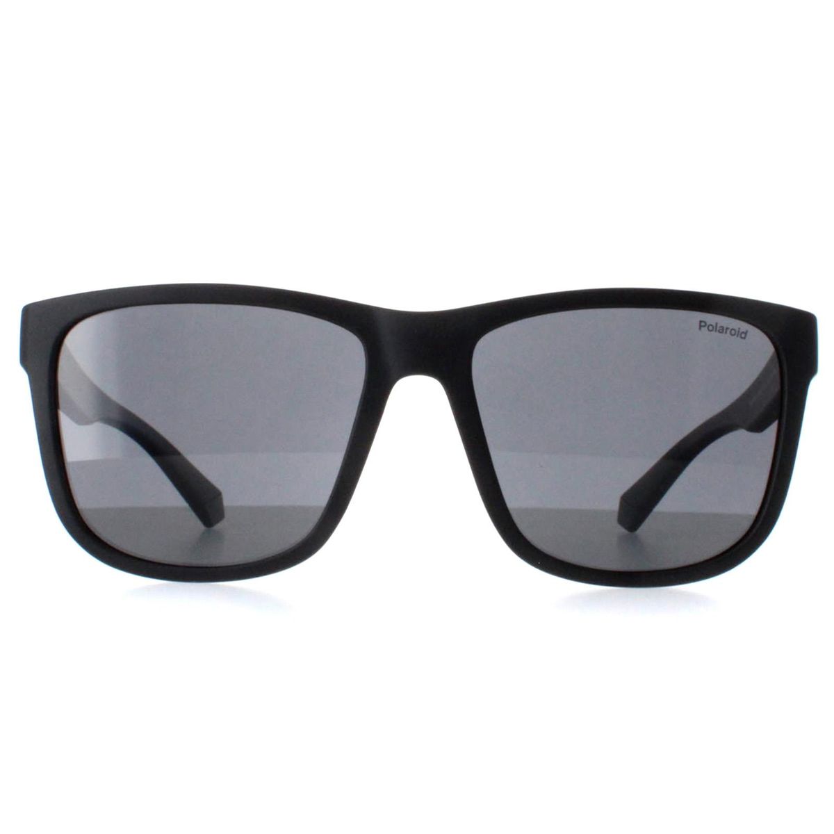 Mattschwarze Rechteckige Polarisierte Sonnenbrille