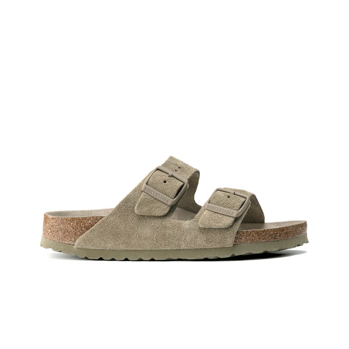 Zwei-Riemen-Sandale aus Wildleder