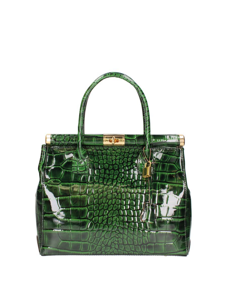 Strukturierte Handtasche mit Griff oben