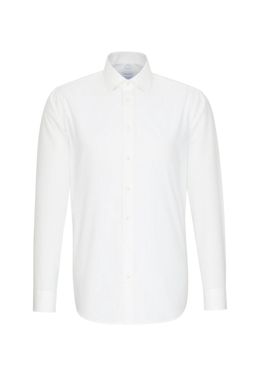 Klassisches weißes Langarm-Businesshemd