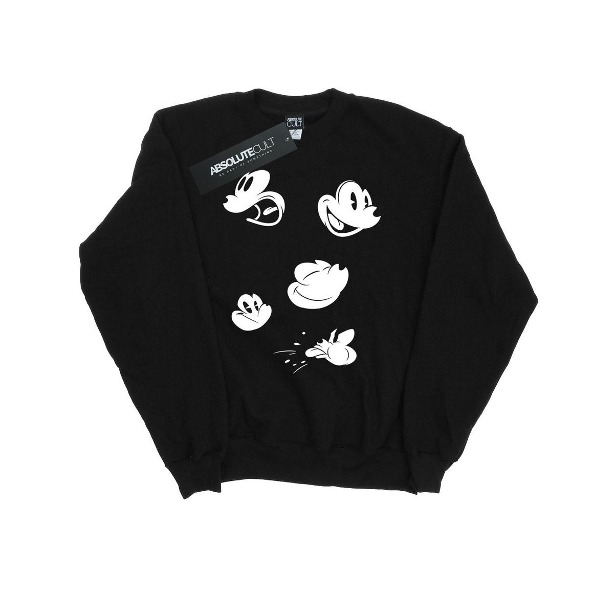 Mickey Mouse Gesichter Grafik Sweatshirt