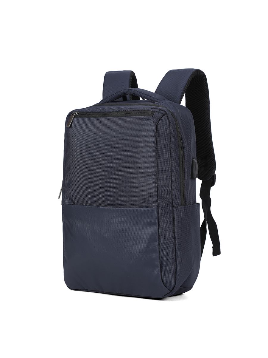 Minimalistischer Laptop-Rucksack in Marineblau