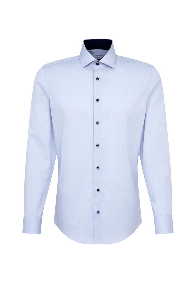 Hellblaues Chambray Businesshemd