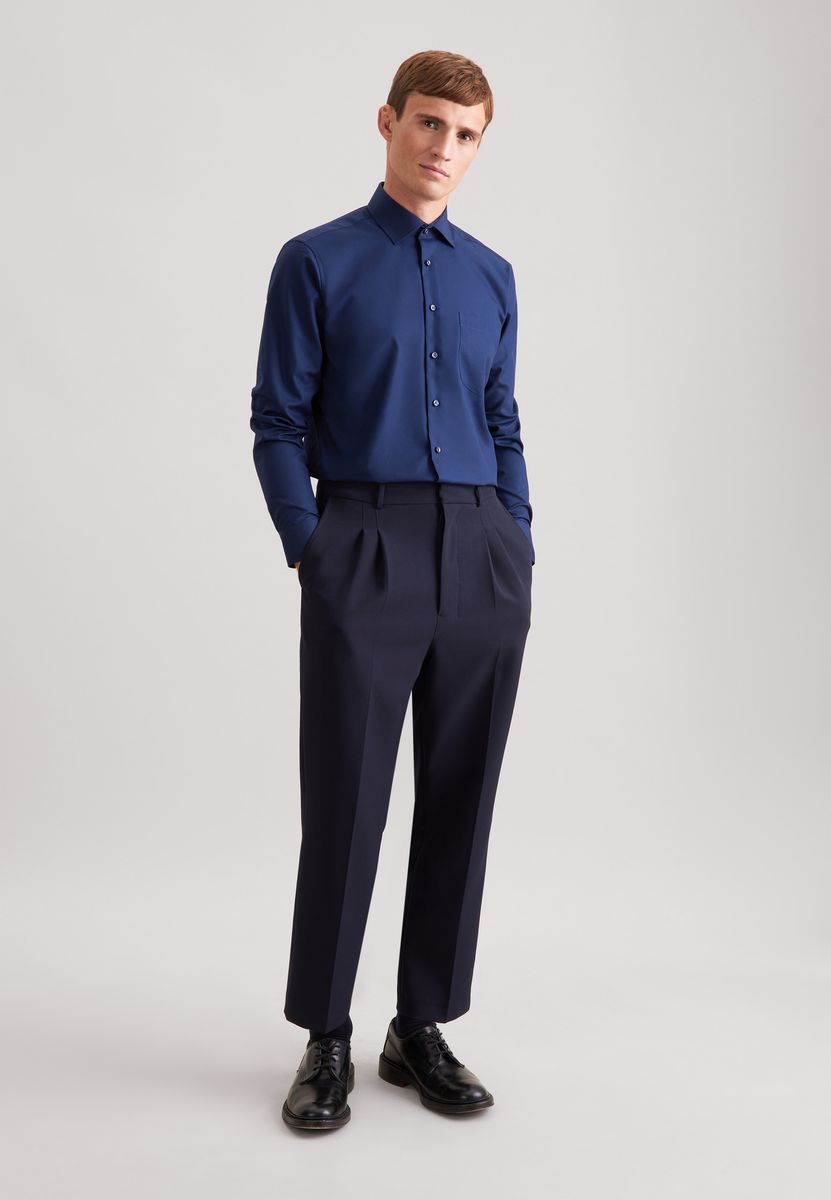 Hellblaues Chambray Businesshemd