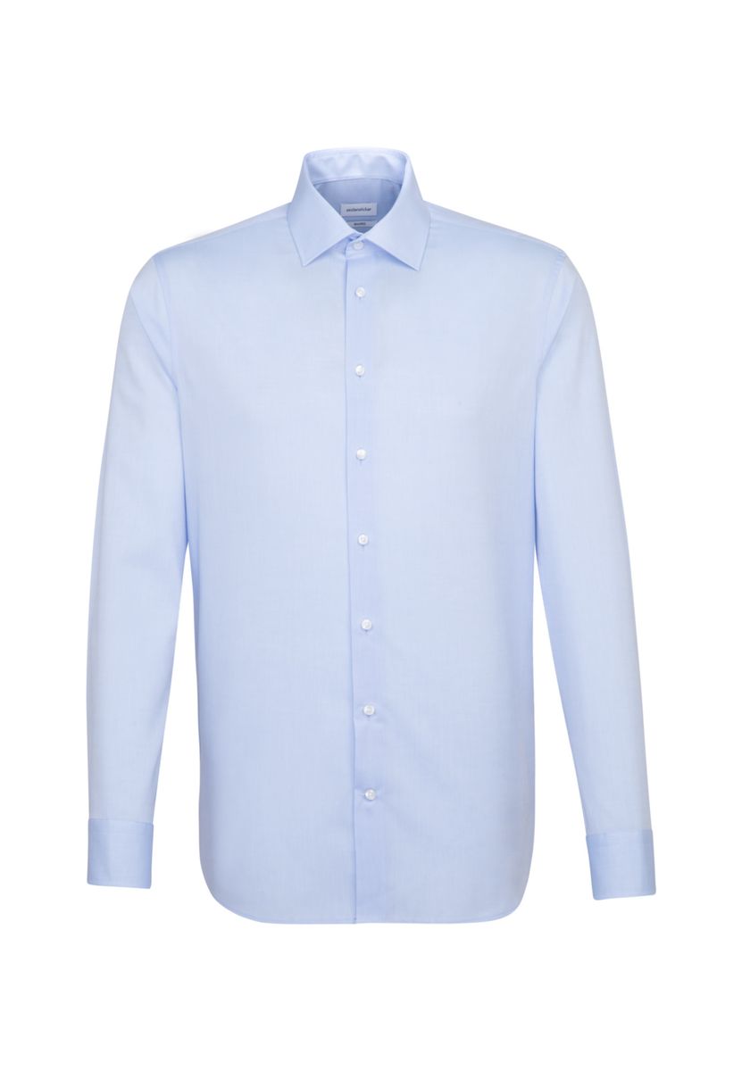 Hellblaues Chambray Businesshemd