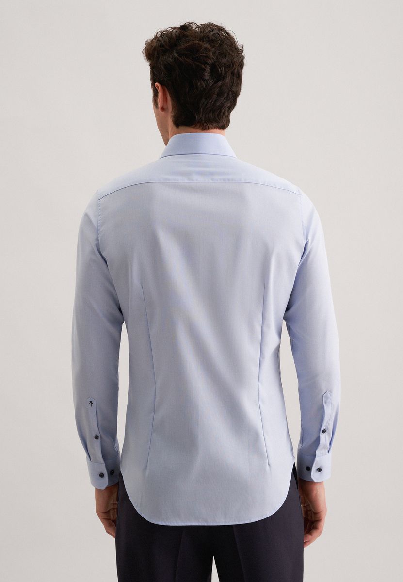 Hellblaues Chambray Businesshemd