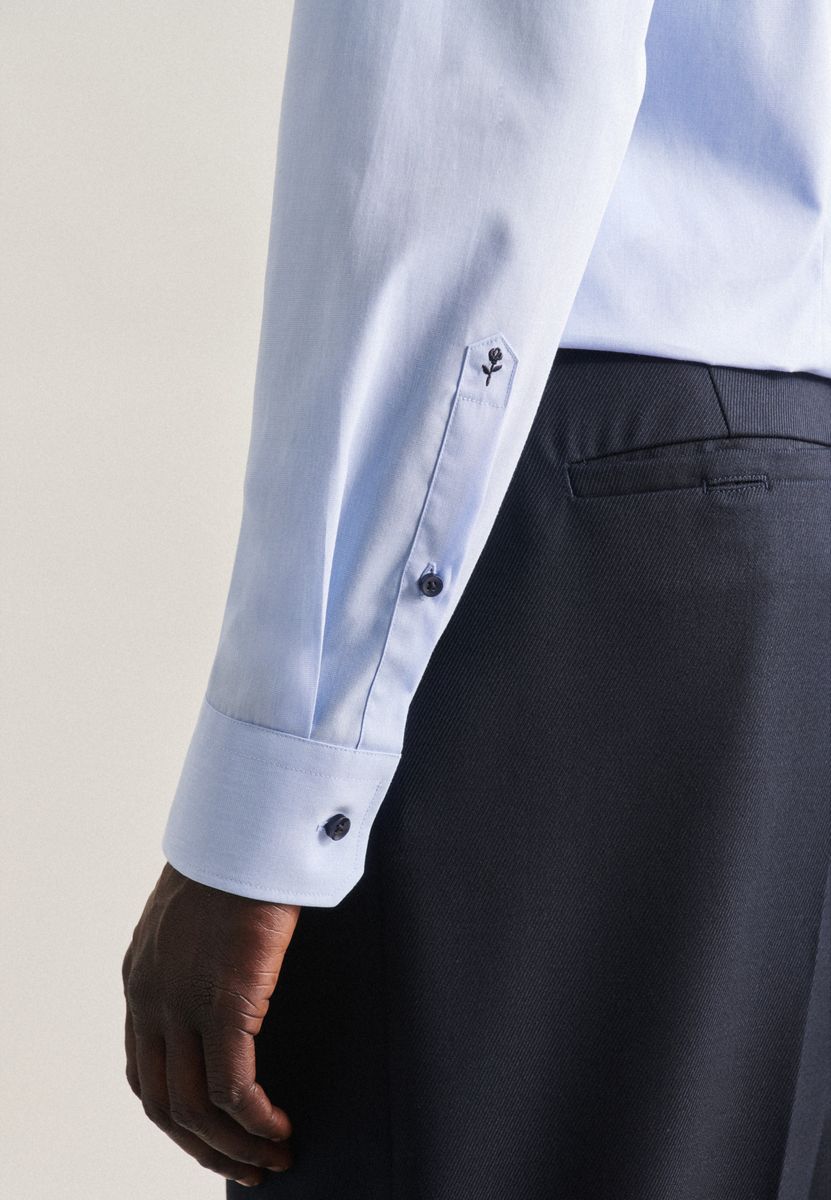 Elegantes Chambray-Hemd in Shaped Fit
