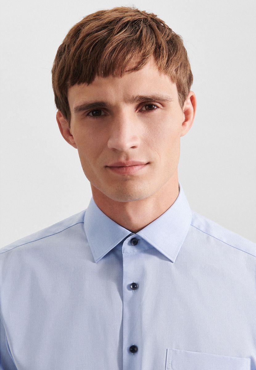 Elegantes Chambray-Hemd in Shaped Fit