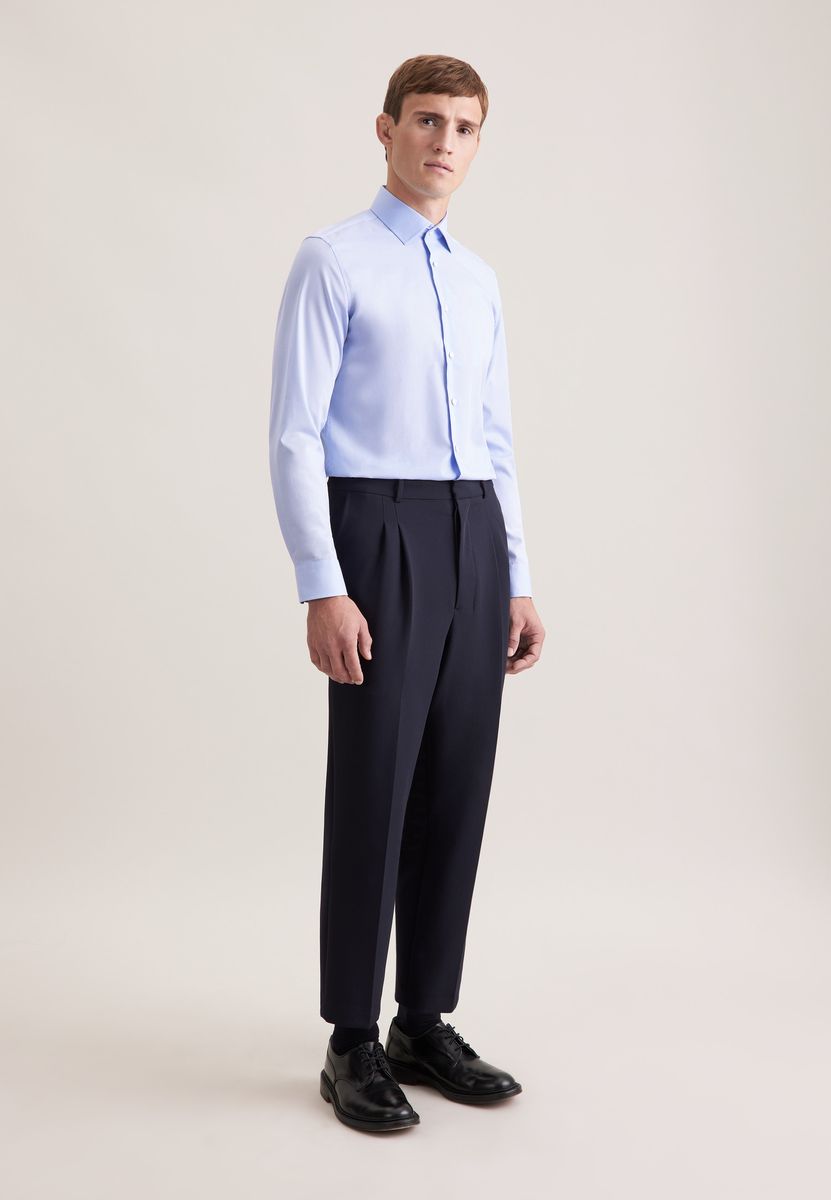 Elegantes Chambray-Hemd in Shaped Fit