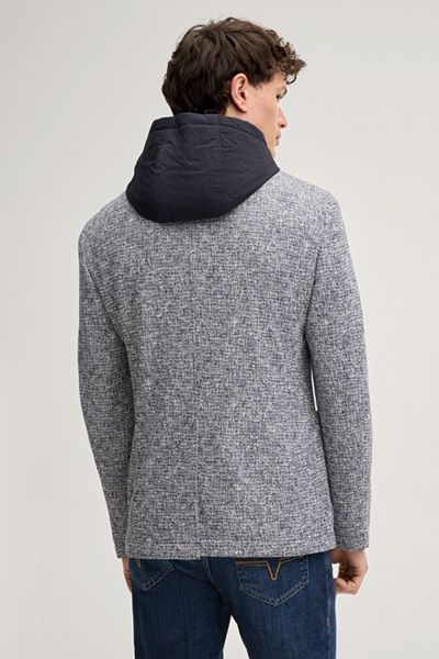 Jersey-Sakko Hoodney in Navy meliert