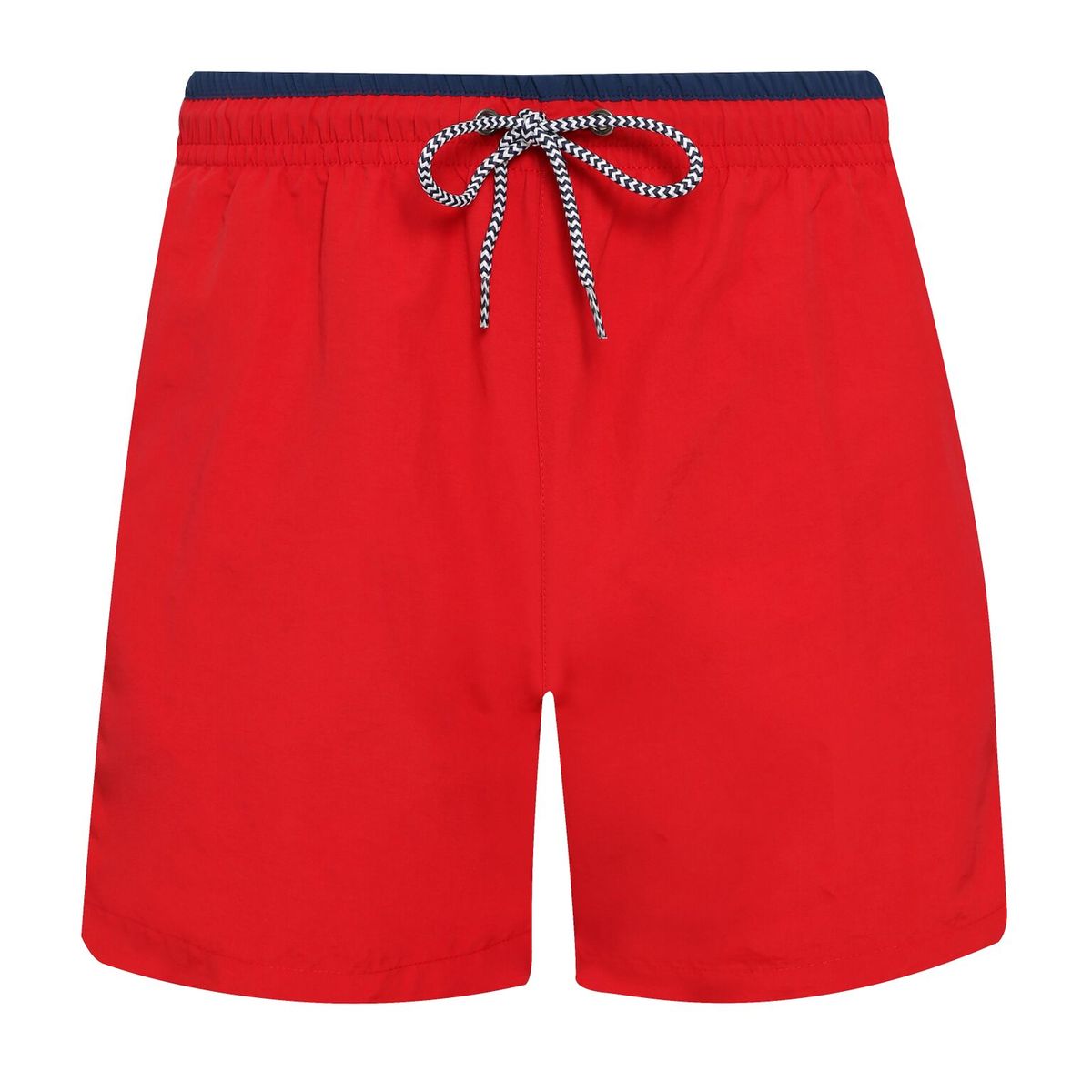 Herren Badeshorts Uni Rot