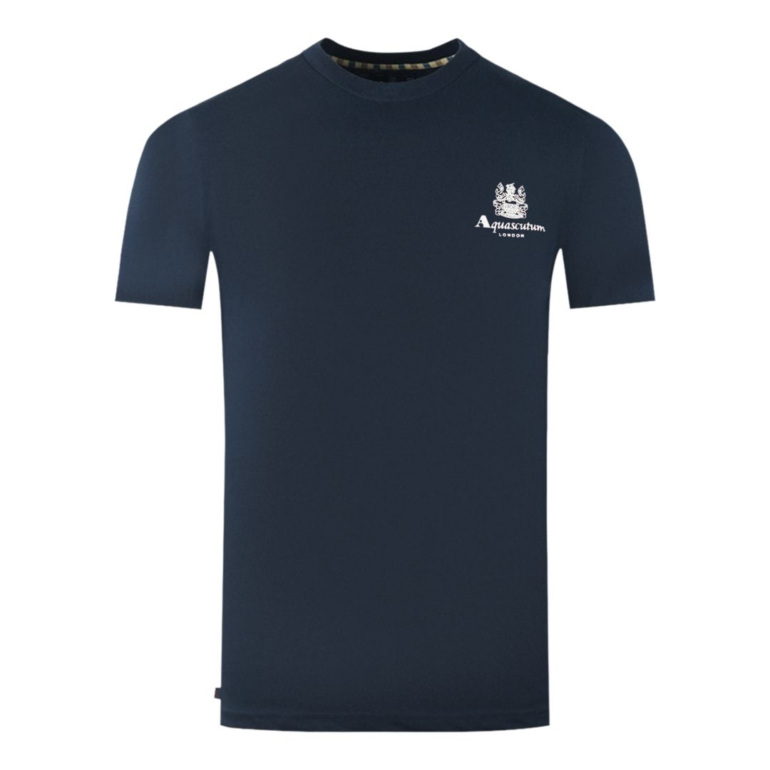 Klassisches Logo T-Shirt in Marineblau