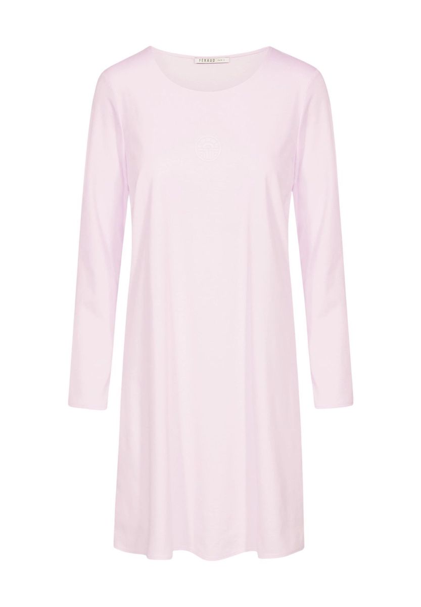 Elegantes Baumwoll Nachthemd Langarm