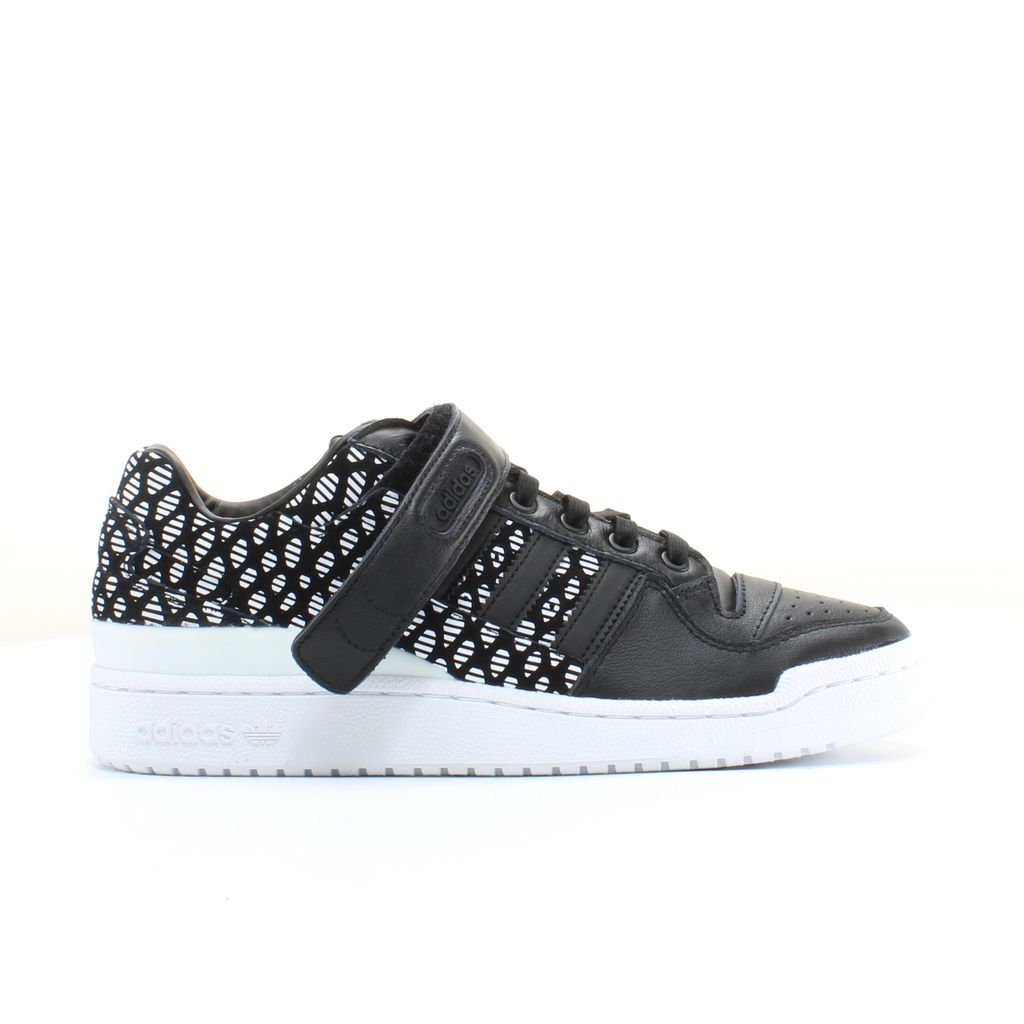 Gemusterte Low-Top Sneaker mit Riemen