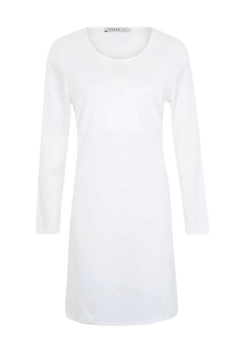 Elegantes Baumwoll-Nachthemd mit Ärmeln