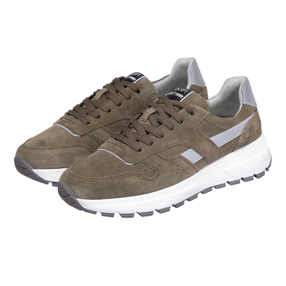Urbane Low-Top Wildleder-Sneaker