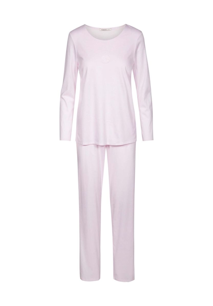 Klassisches Langarm-Pyjama-Set