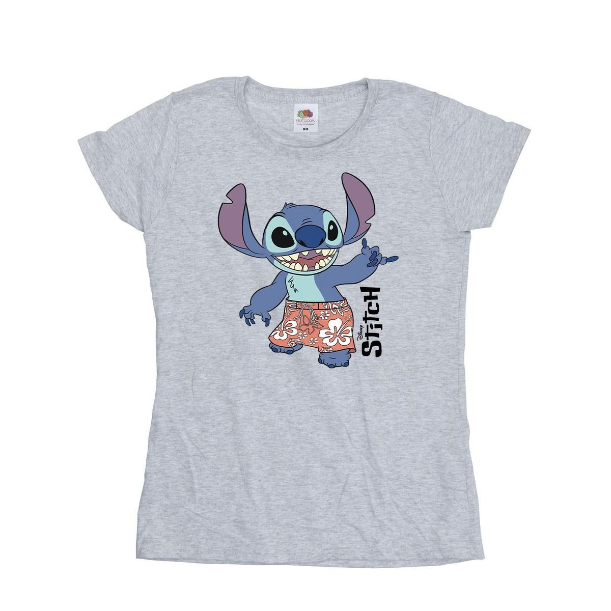 Stitch Grafikdruck Damen T-Shirt