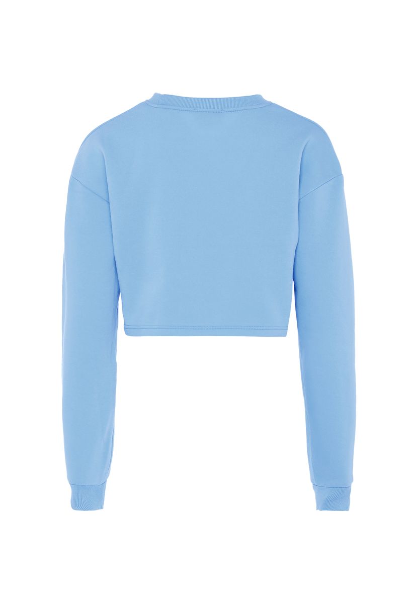 Kurz geschnittenes Sweatshirt in Relaxed-Passform