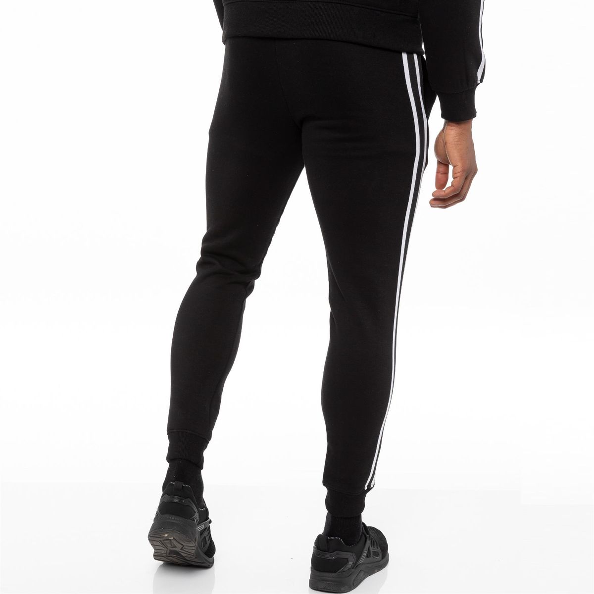 Taperte Jogginghose mit Seitenstreifen