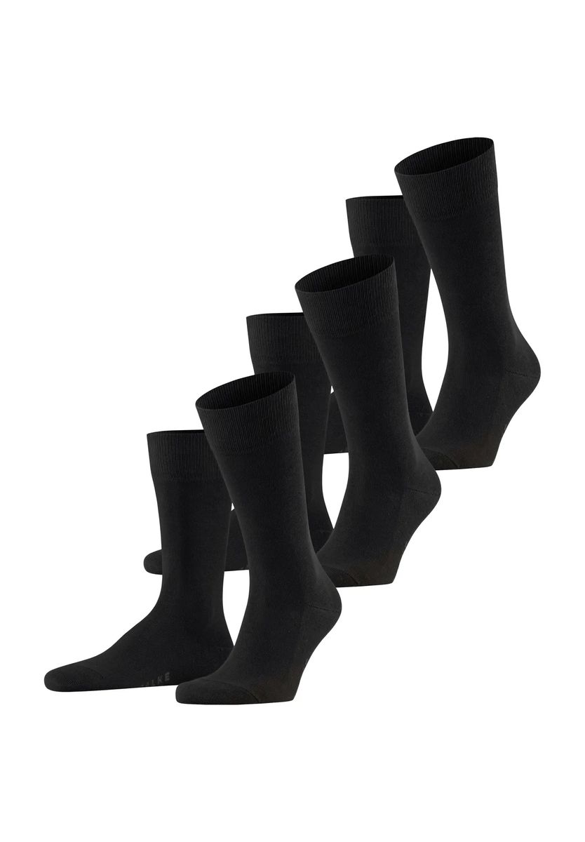 FALKE Socken, Familie, hautfreundlich, für Herren, schwarz, 43-46