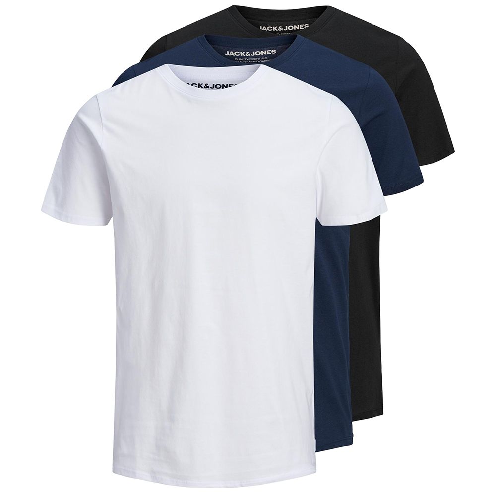 Herren Basic Baumwoll T-Shirt mit Rundhalsausschnitt
