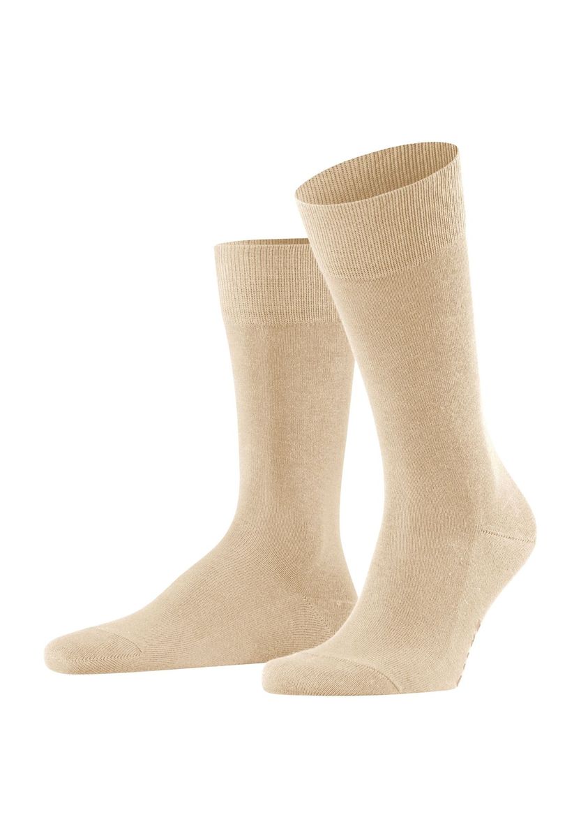 FALKE Family Socken, hautschmeichelnd, für Herren, beige, 47-50