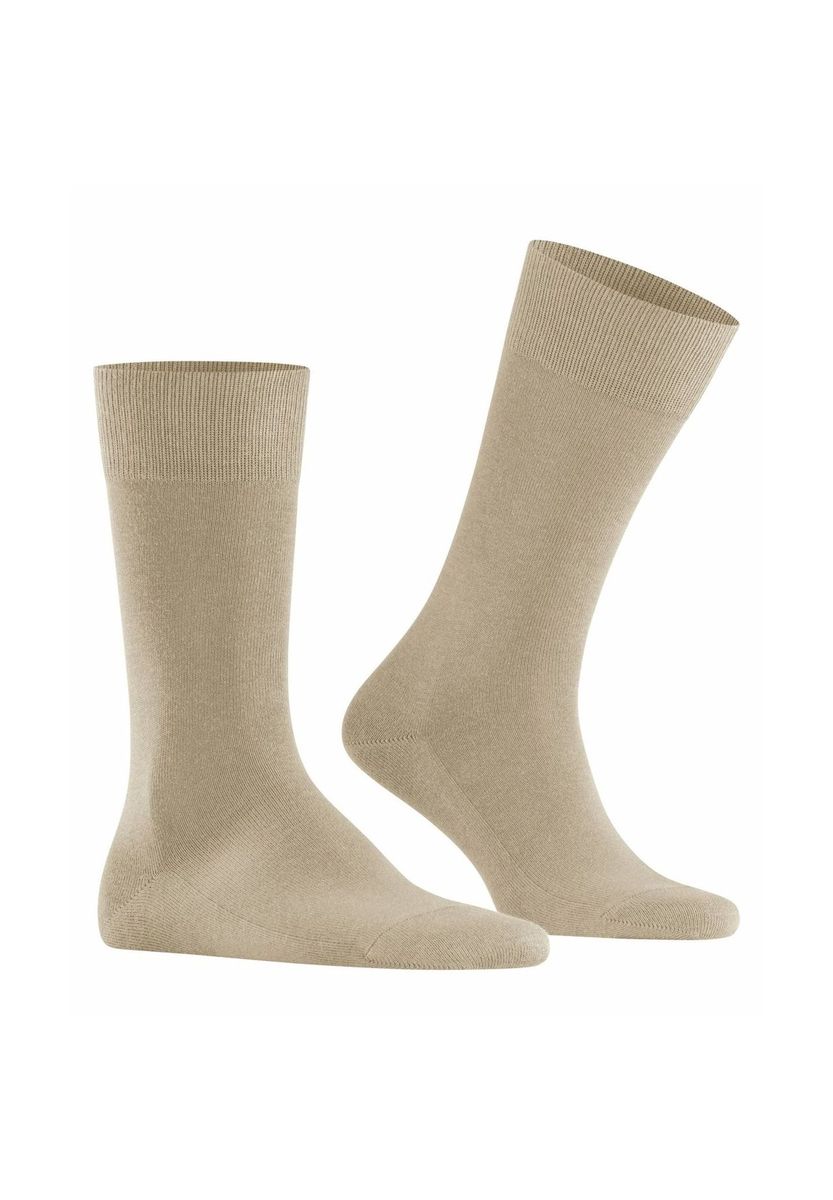 FALKE Family Socken, hautschmeichelnd, für Herren, beige, 47-50