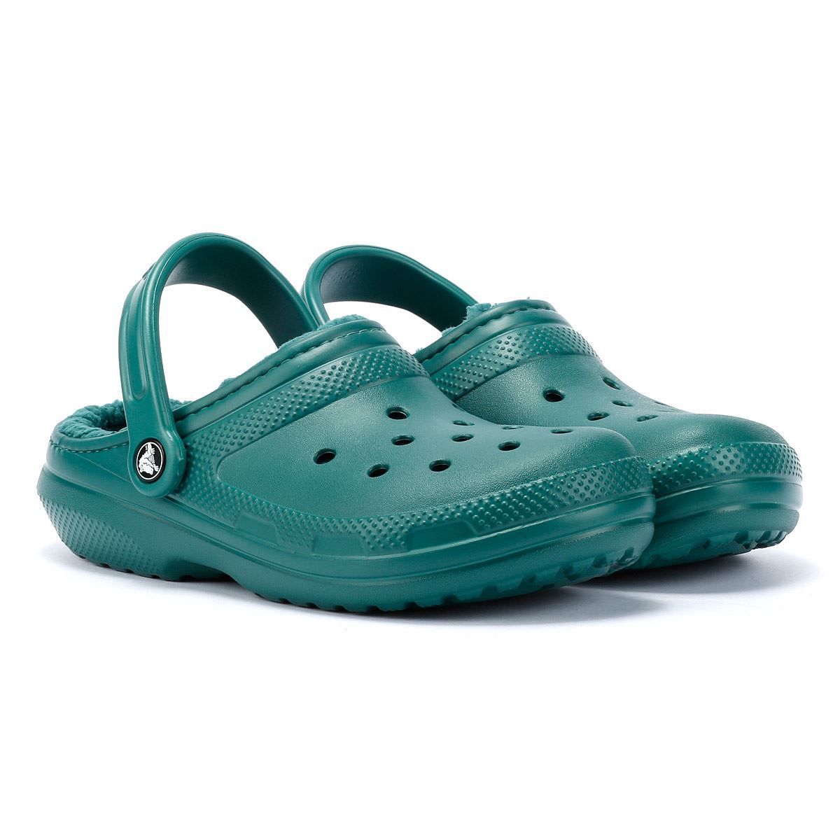 Crocs Klassische gefütterte Frauen Smaragd Clogs