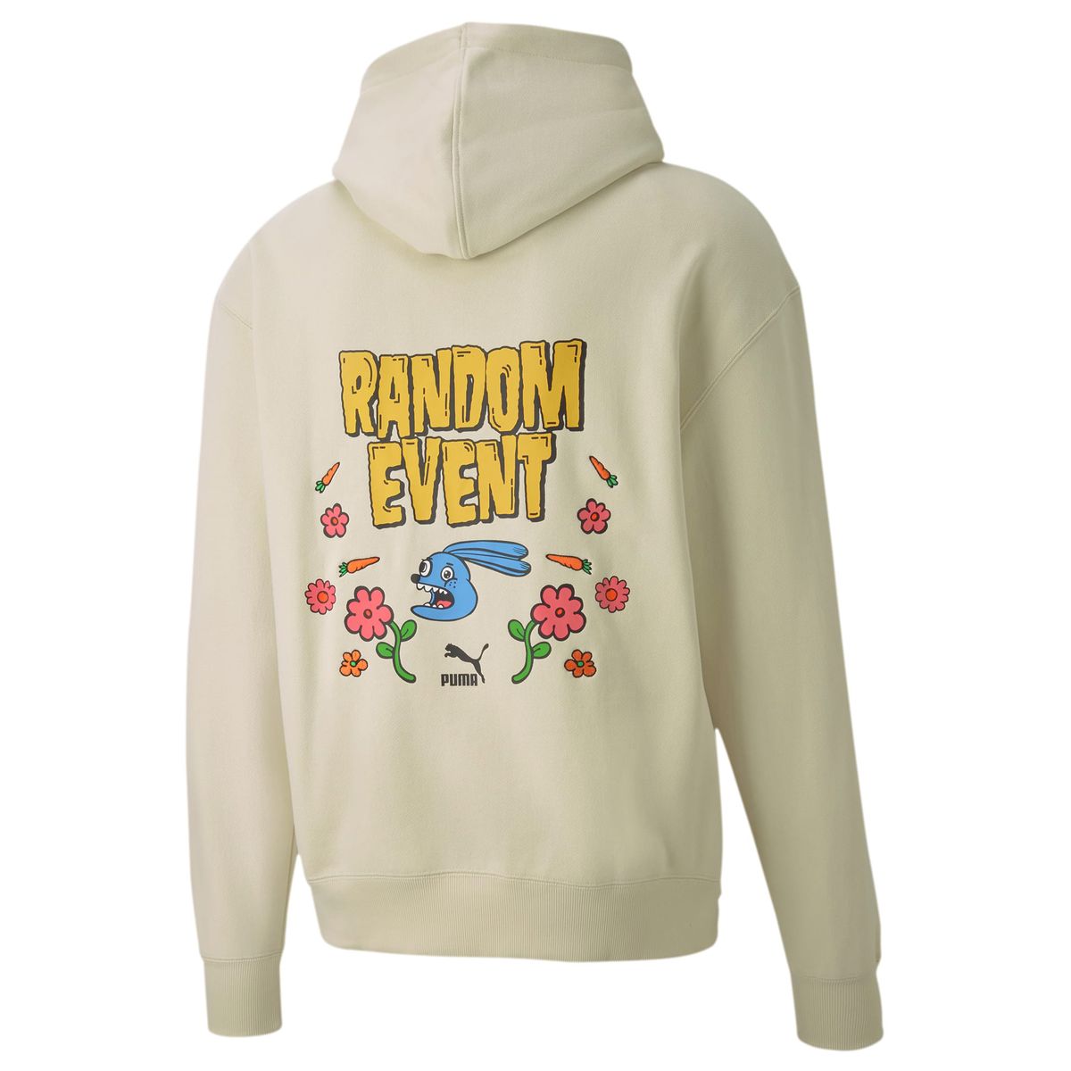 Fleece-Hoodie mit Grafik-Print