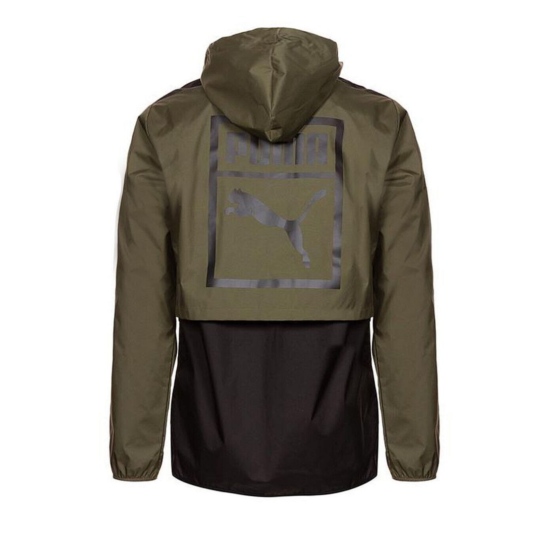 Kapuzen-Windbreaker mit Color-Block