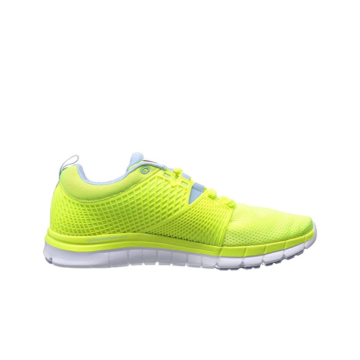 Leuchtend gelber Laufschuh-Trainer