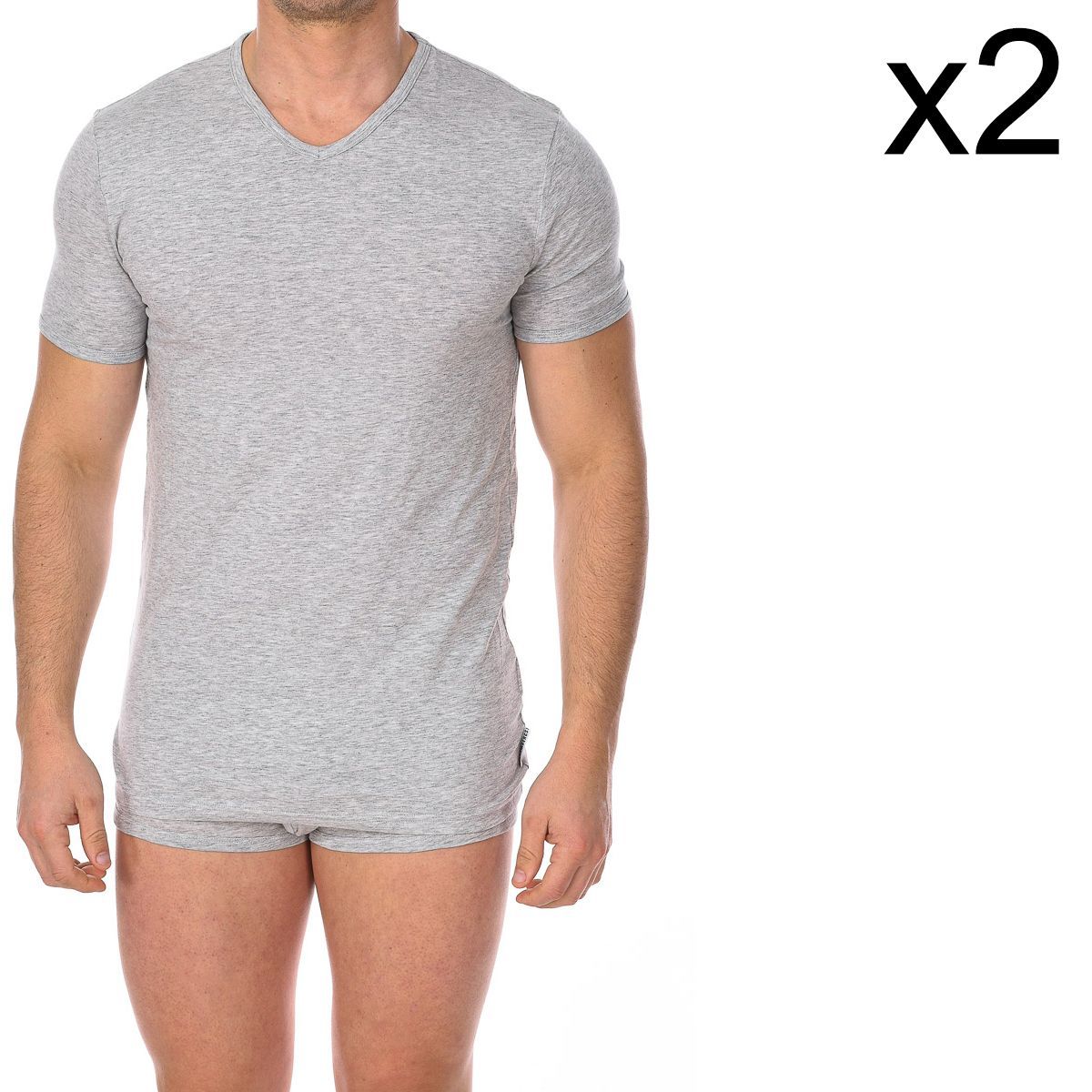 Essentielle Kurzarm-T-Shirts mit V-Ausschnitt