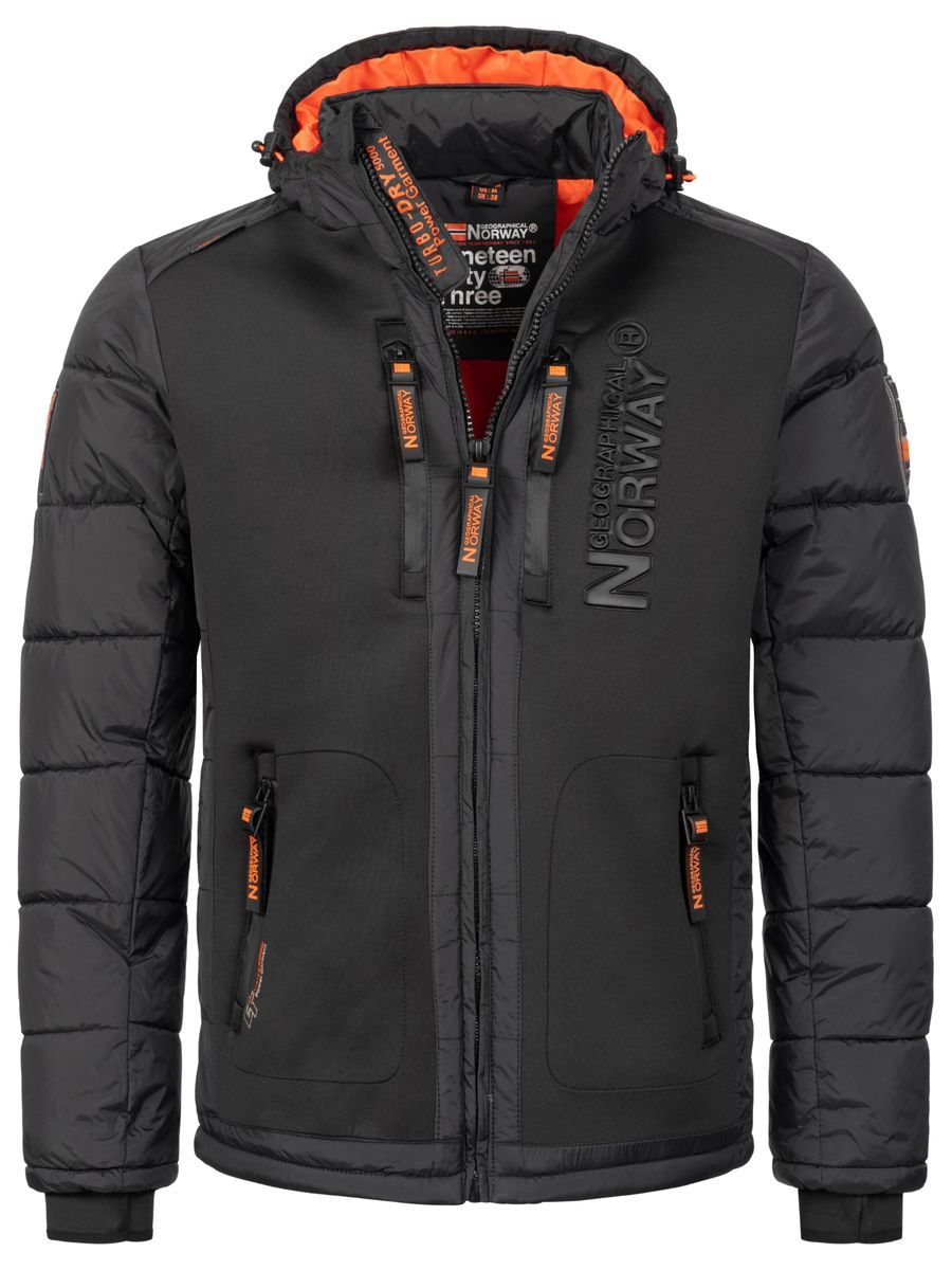 Herren Winterjacke mit Kapuze