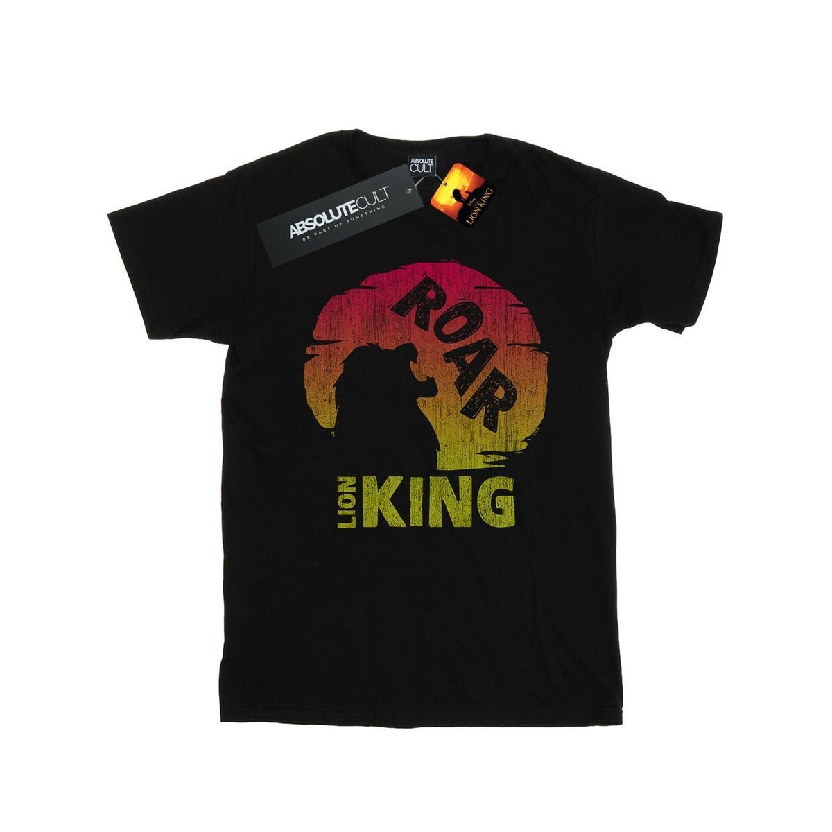 Disney - "The Lion King Movie Roar" T-Shirt für Herren (Schwarz)