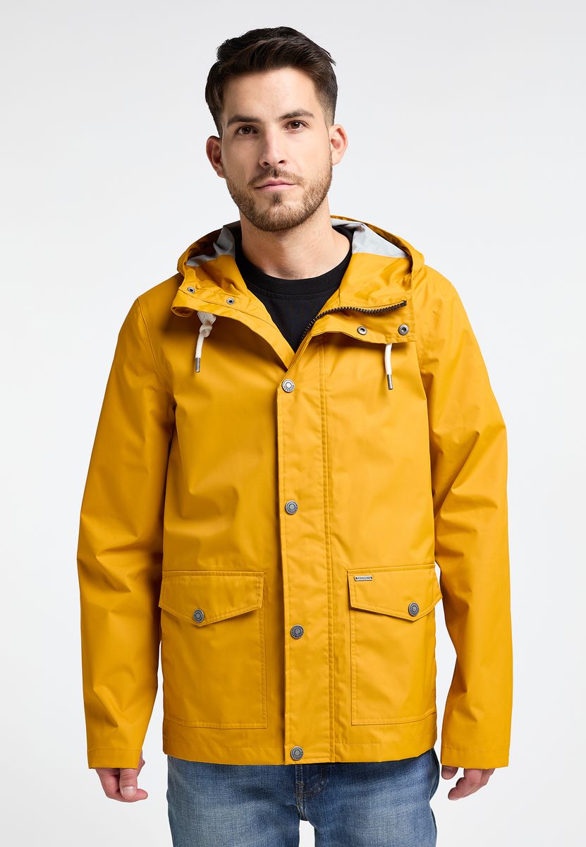 Wasserdichter Regenparka mit Kapuze