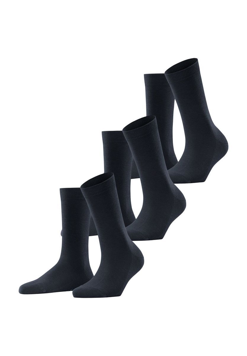 Klassisches Dreierpack Baumwollmischsocken