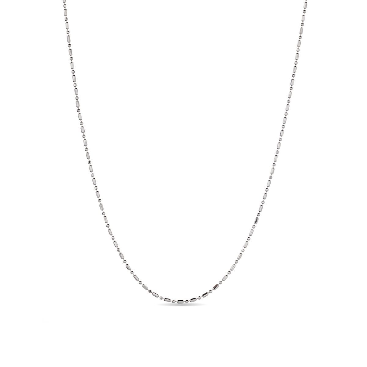 Minimalistische Kugelkette aus Sterlingsilber