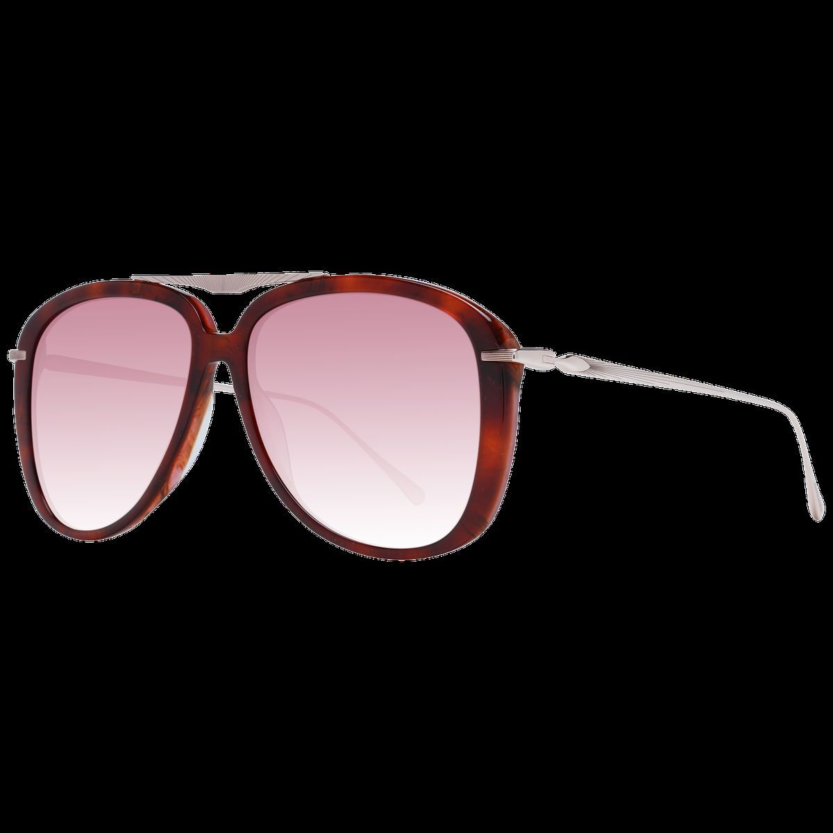 Übergroße Pilotenbrille mit Schildpattrahmen