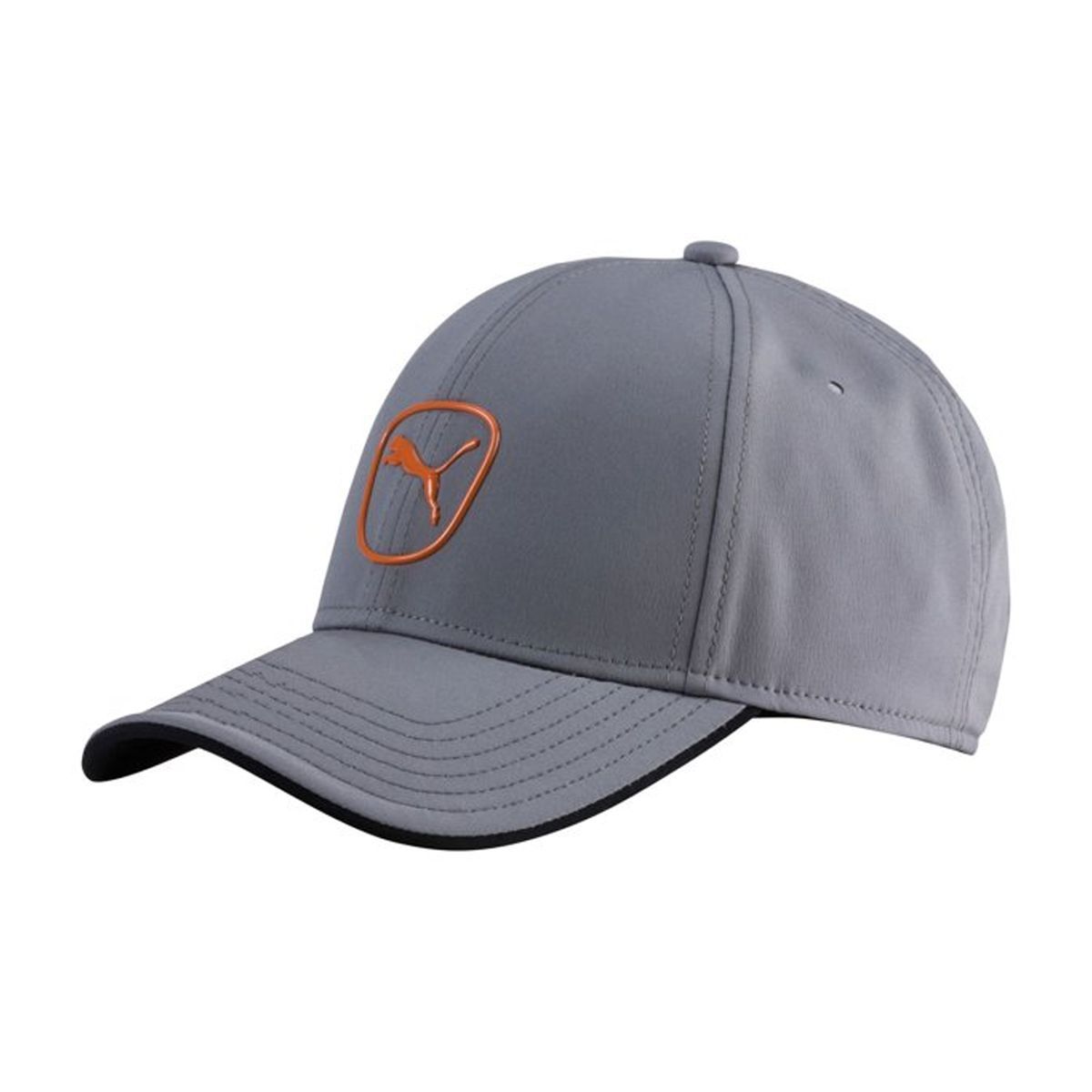 Graue verstellbare Golfkappe mit Logo