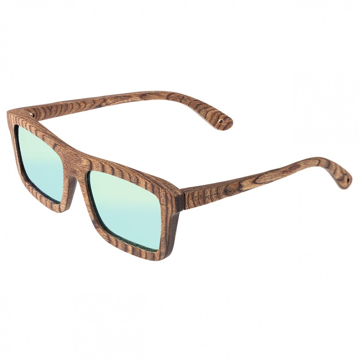 Handgefertigte Sonnenbrille im Holzrahmen