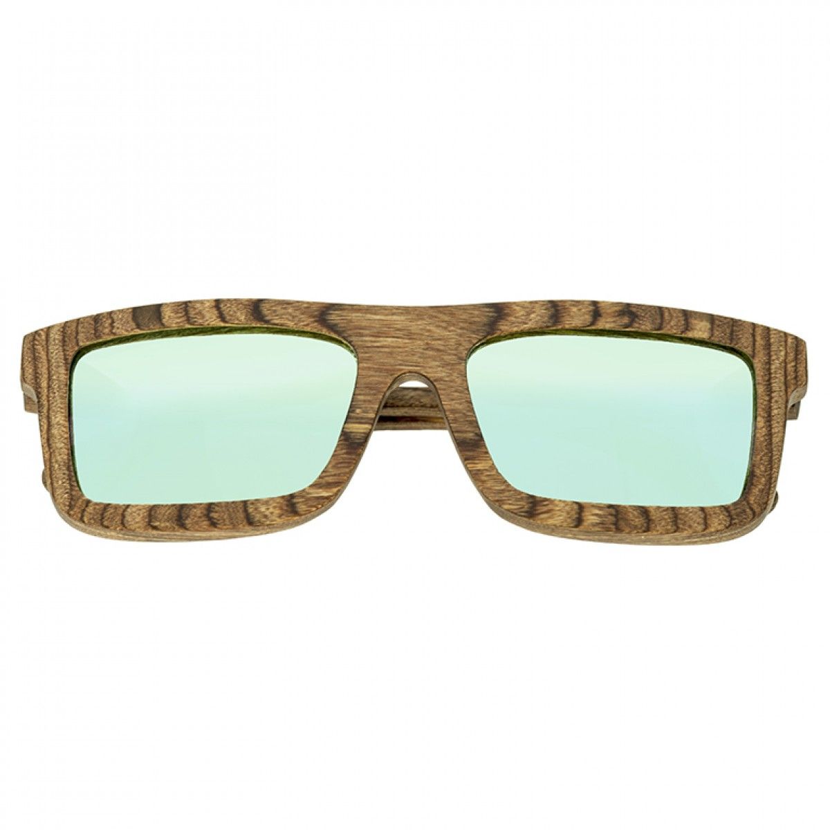 Handgefertigte Sonnenbrille im Holzrahmen