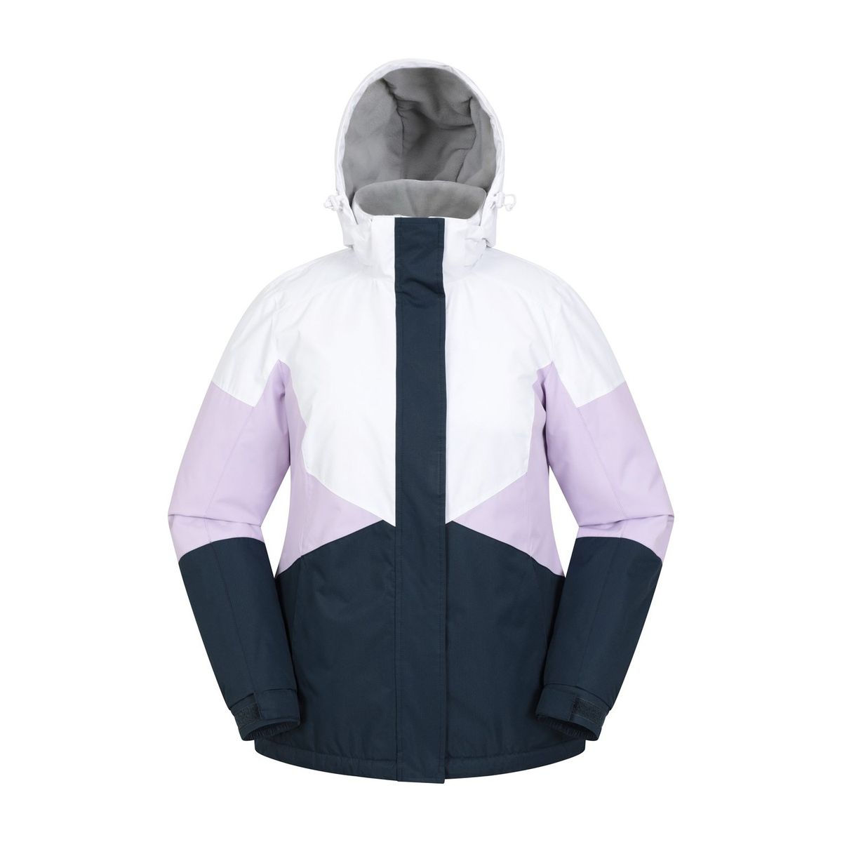 Damen Color Block Ski Jacke