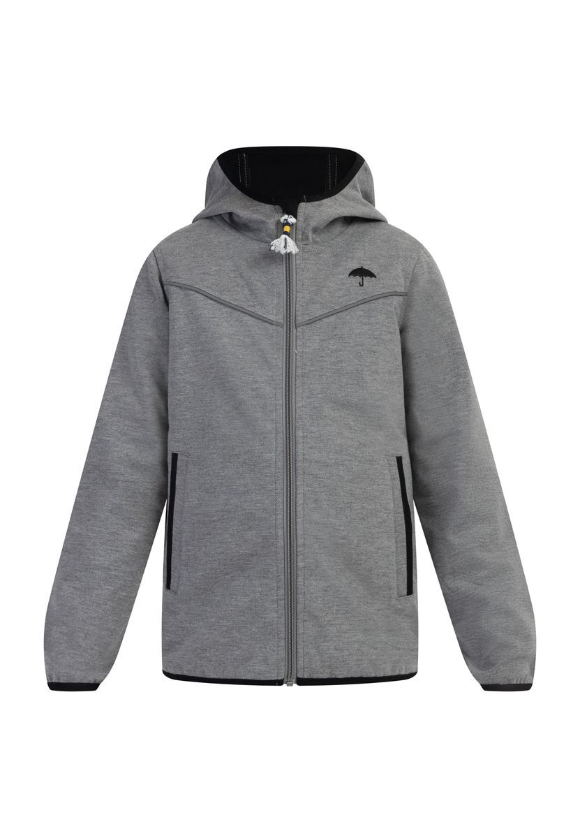 Schmuddelwedda Funktionsjacke Mädchen grau melange