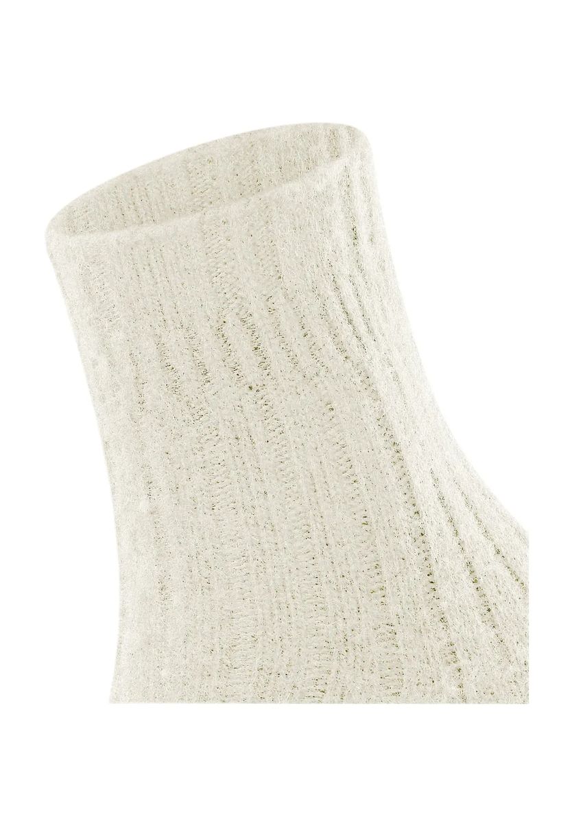 FALKE Bedsock Socken, Wolle & Kaschmir-Anteil für Damen, weiß, 35-38