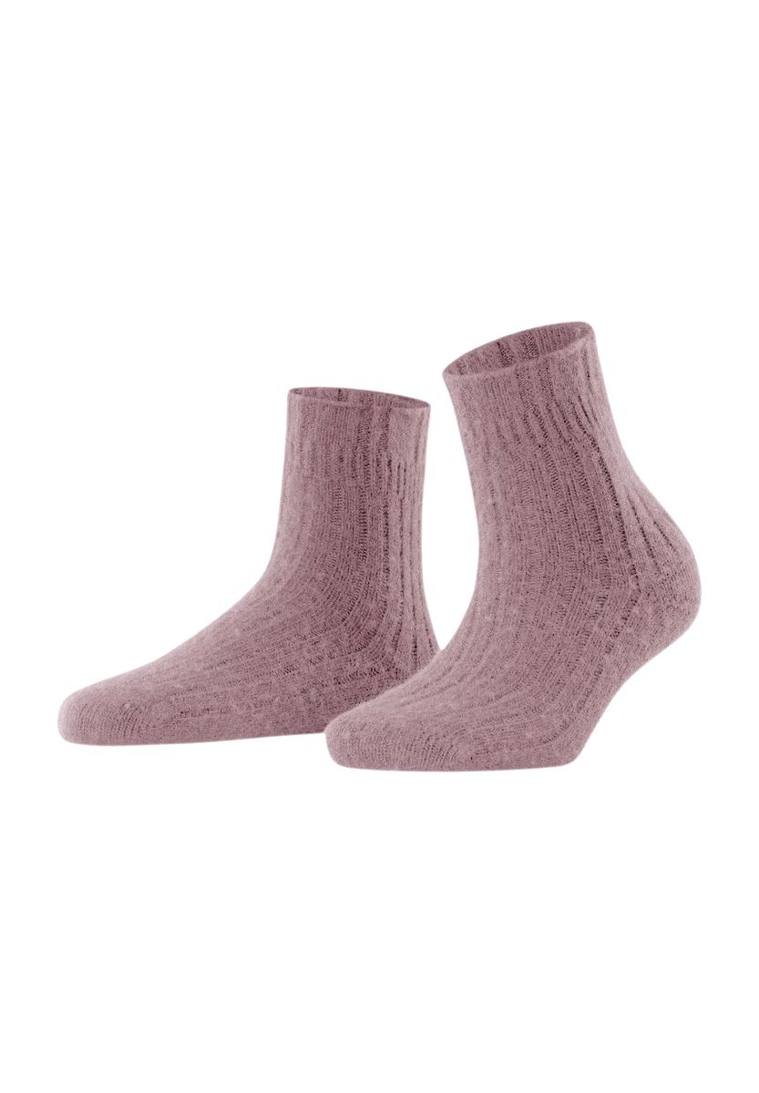 FALKE Bedsock Socken, Wolle & Kaschmir-Anteil für Damen, lila, 35-38