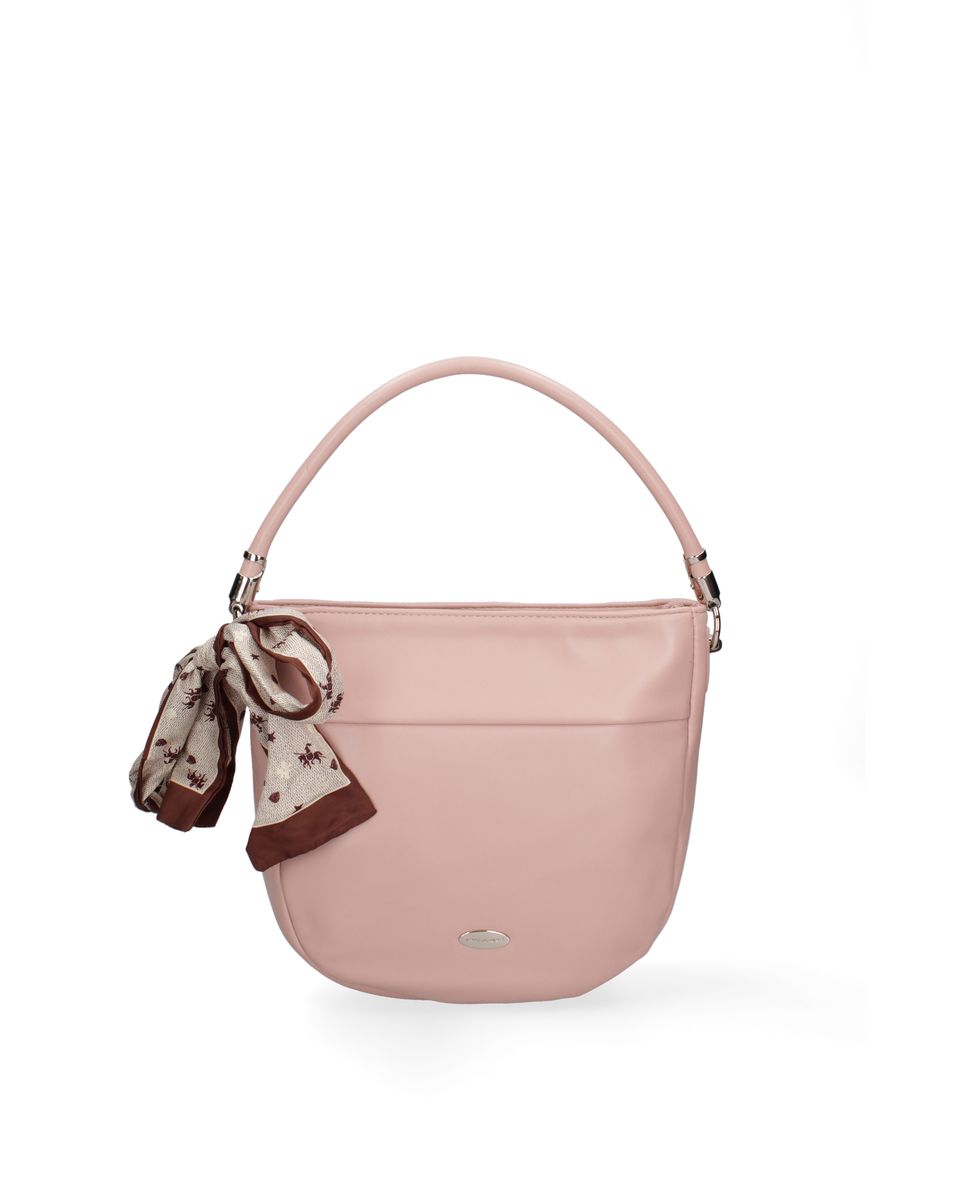 Strukturierte Damen Handtasche mit Griff